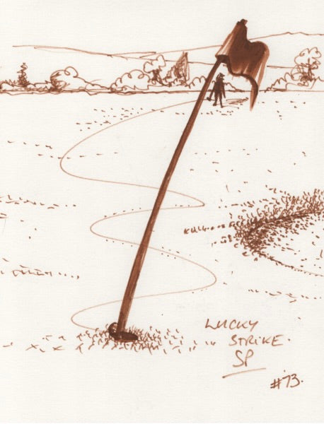 “Golf” - Pen Drawing - 210x240mm - 2024